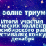 На волне триумфа: итоги участия творческих коллективов Новосибирского района в фестивалях-конкурсах декабря - Администрация Новосибирского района