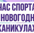 «ЧАС СПОРТА» НА НОВОГОДНИХ КАНИКУЛАХ - Управление физкультуры и спорта г. Новосибирска