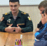 В Новосибирске военнослужащий Росгвардии провёл встречу со школьниками - Росгвардия